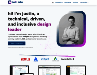 justinportfolio.com screenshot