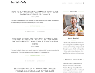 justinscafe.com screenshot