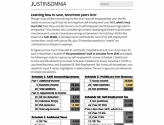 justinsomnia.org screenshot