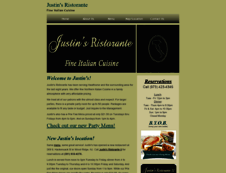 justinsristorante.com screenshot