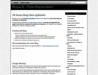 justintvcanli.blogue.fr screenshot