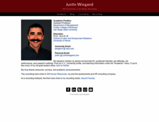 justinwiegand.com screenshot