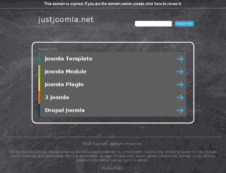 justjoomla.net screenshot