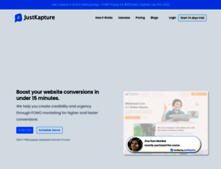justkapture.com screenshot