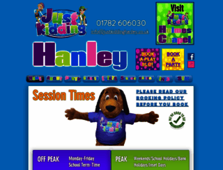 justkiddinghanley.co.uk screenshot