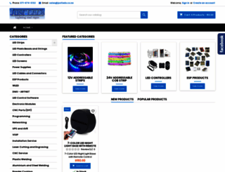justleds.co.za screenshot