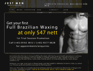 justmen.com.sg screenshot