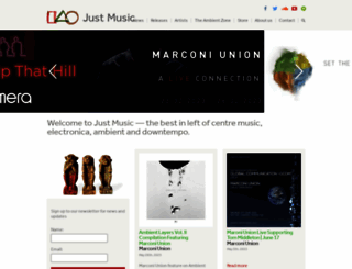 justmusic.co.uk screenshot