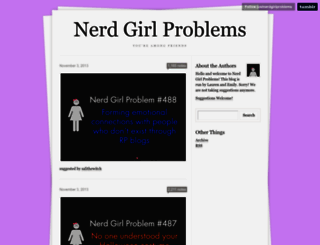 justnerdgirlproblems.tumblr.com screenshot
