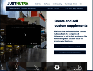 justnutra.com screenshot