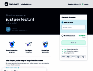 justperfect.nl screenshot