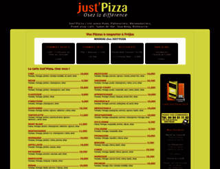 justpizza.fr screenshot