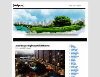 justprop.wordpress.com screenshot