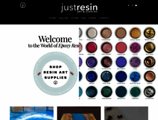 justresin.com.au screenshot
