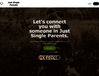 justsingleparents.com screenshot