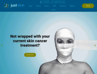 justskin.com.au screenshot