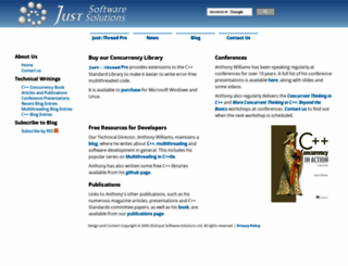 justsoftwaresolutions.co.uk screenshot