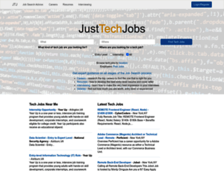 justtechjobs.com screenshot