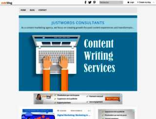 justwordsconsultants.over-blog.com screenshot