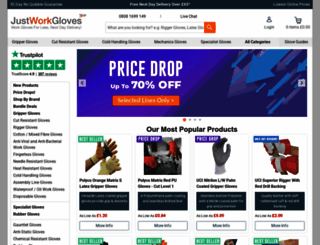 justworkgloves.co.uk screenshot