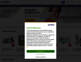 juvalis-versandapotheke.de screenshot