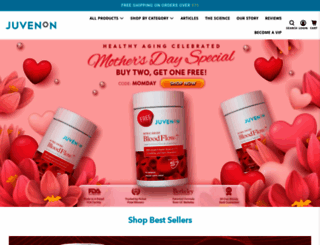 juvenon.com screenshot