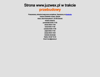 juzwex.pl screenshot