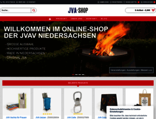 jva-online-shop.de screenshot