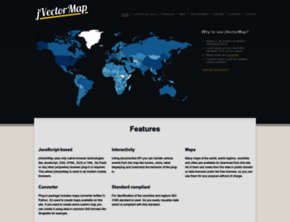 jvectormap.com screenshot