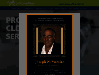 jvjanitorial.com screenshot