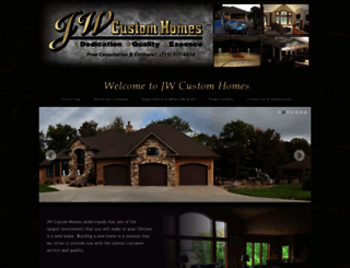 jwcustomhomes.com screenshot