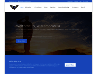 jwmemorabilia.com screenshot