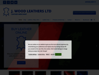 jwoodleathers.co.uk screenshot