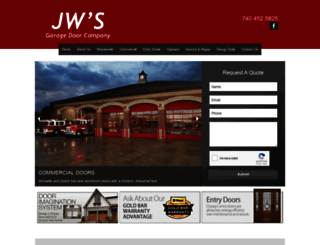 jwsgaragedoorco.com screenshot