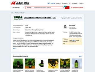jxbaicao.en.made-in-china.com screenshot