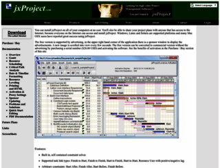 jxproject.com screenshot