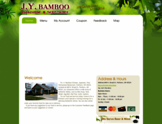 jybambooasianrestaurant.com screenshot