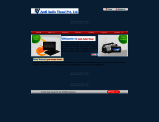 jyotiaudiovisual.com screenshot