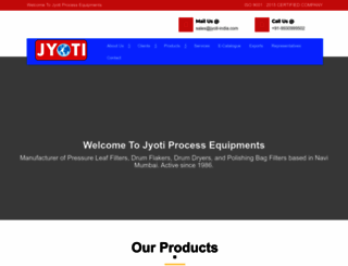jyotiprocessequipments.com screenshot