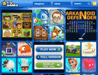 k-12games.com screenshot