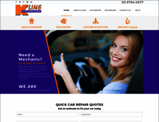 k-linemobilemechanics.com screenshot