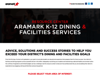 k12insights.aramark.com screenshot
