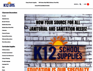 k12schoolsupplies.net screenshot