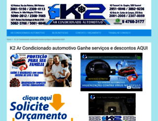 k2arcondicionado.com.br screenshot