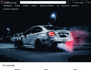 k2motor.com screenshot