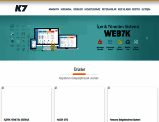 k7.com.tr screenshot