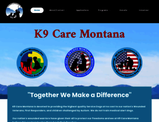 k9caremontana.org screenshot