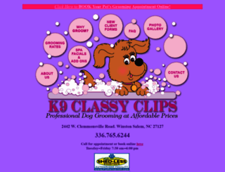 k9classyclips.com screenshot
