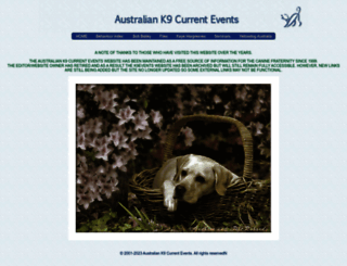 k9events.com screenshot