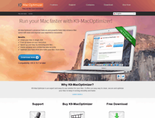 k9macoptimizer.com screenshot